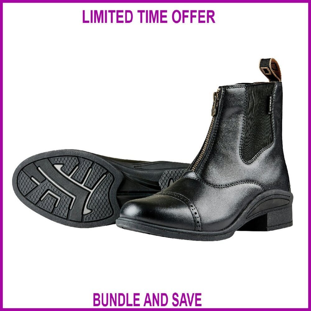 Equestrian Paddock Boots, Premium PU Material, High Arch Support, Size Available
